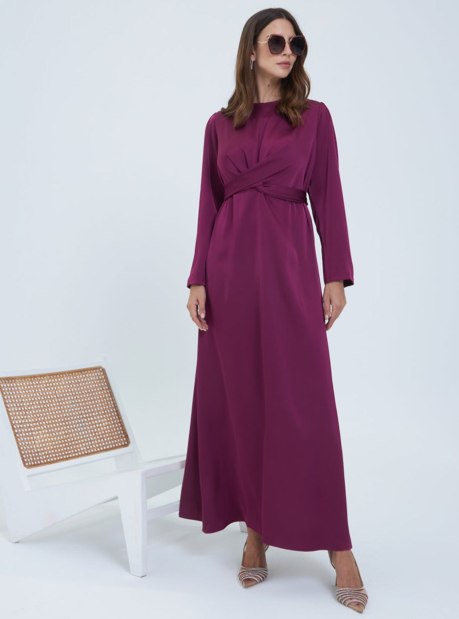 Viola Dress — Cherry