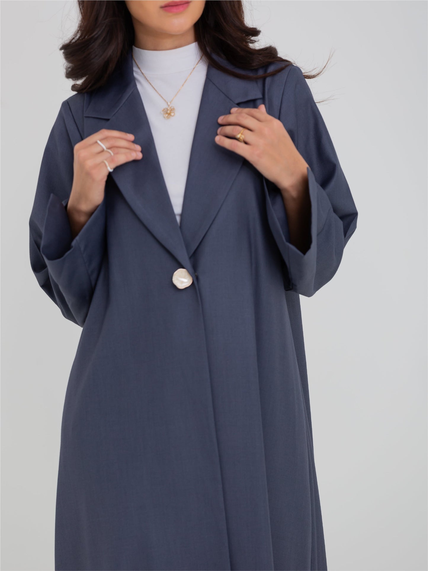 Aisha Abaya — Blush Grey