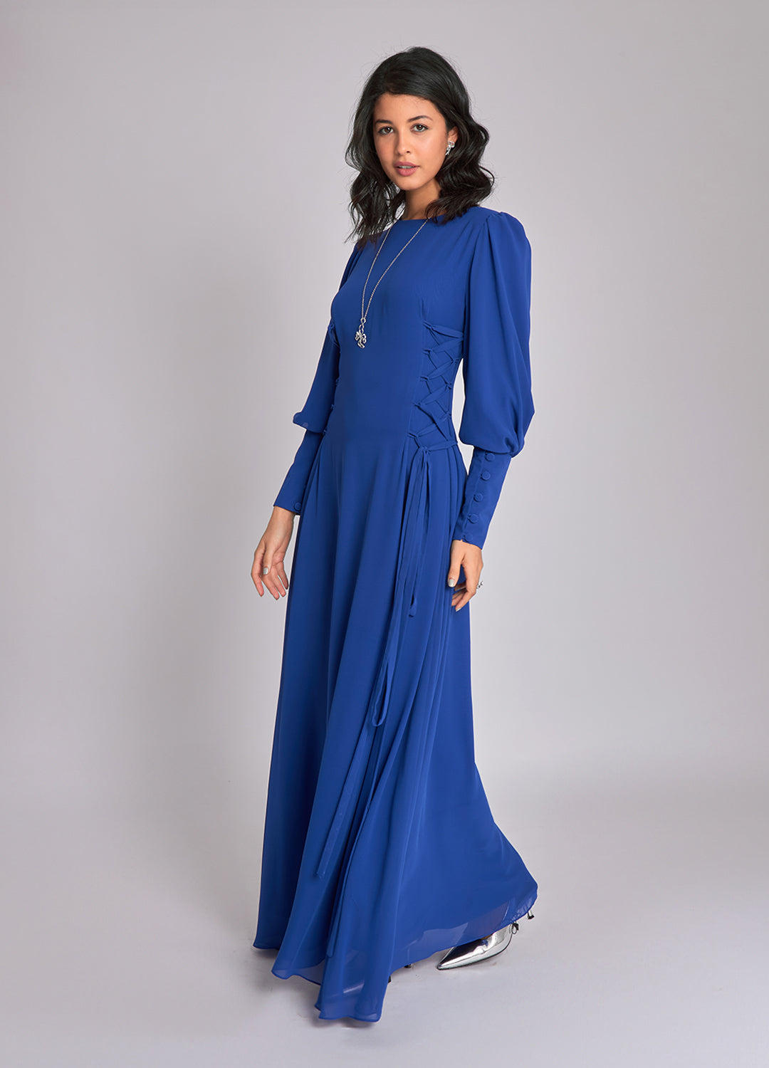 Annabella Dress — Dark Blue