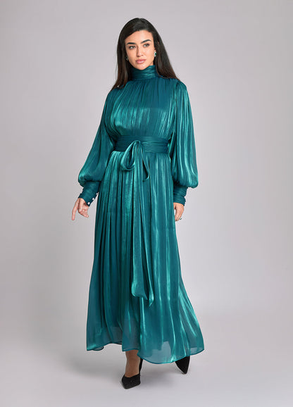 Arona Dress — Dark Green