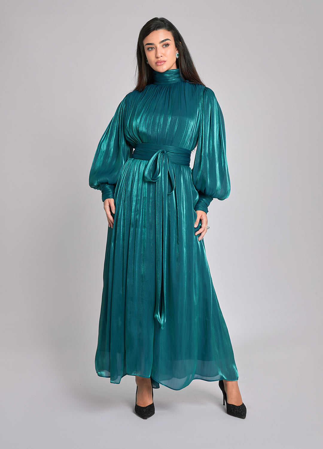 Arona Dress — Dark Green