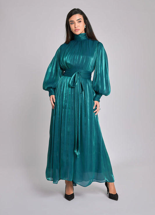 Arona Dress — Dark Green