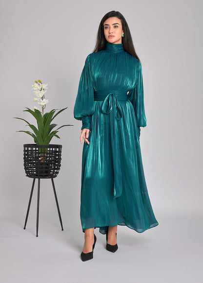 Arona Dress — Dark Green