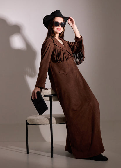 Hawra Abaya — Brown