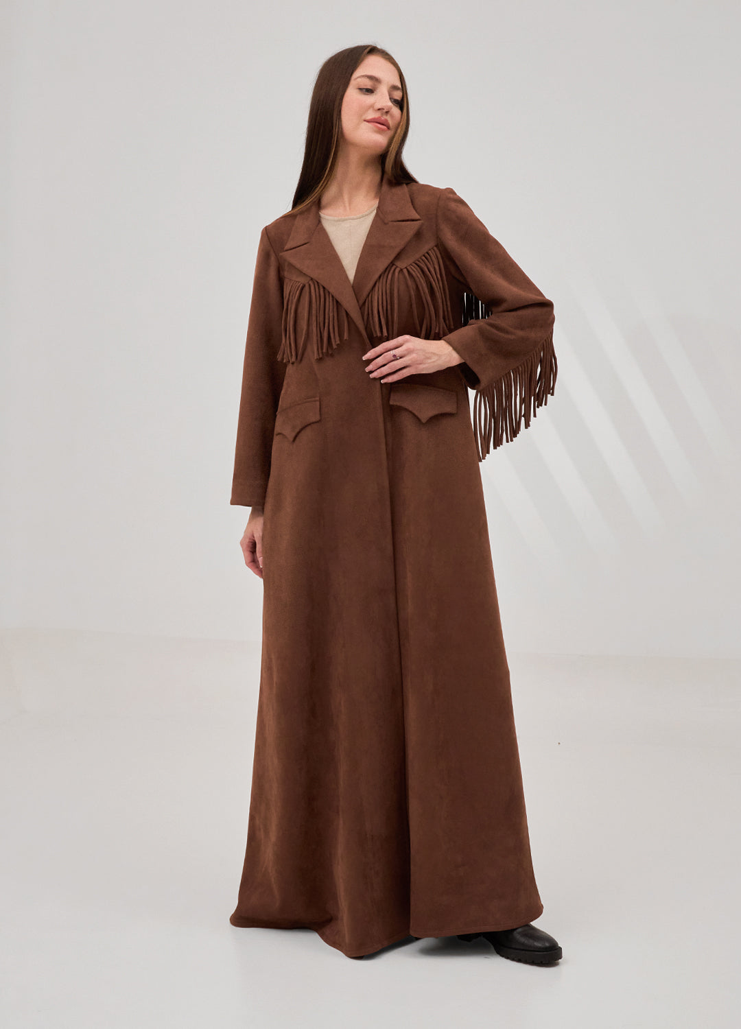 Hawra Abaya — Brown