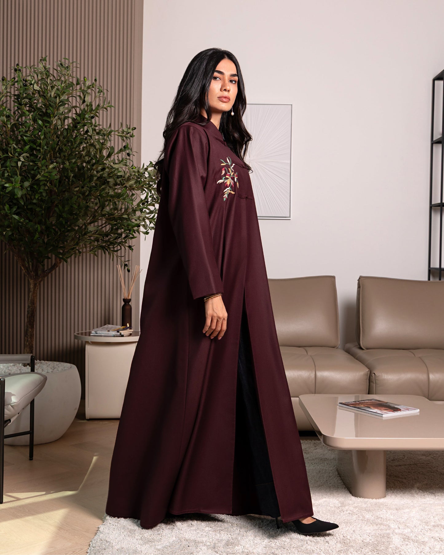Alia Abaya — Maroon