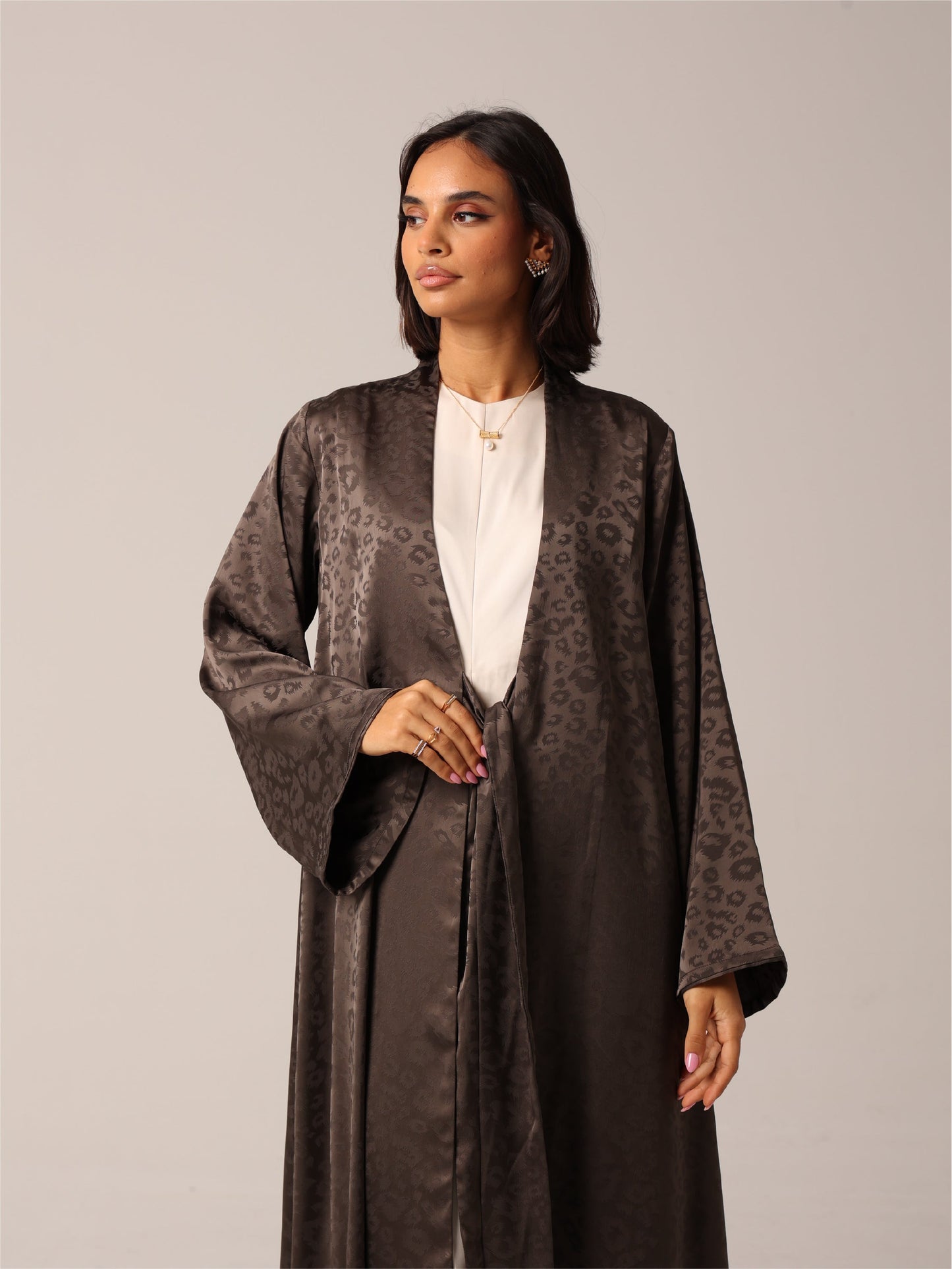 Atheer Abaya — Brown
