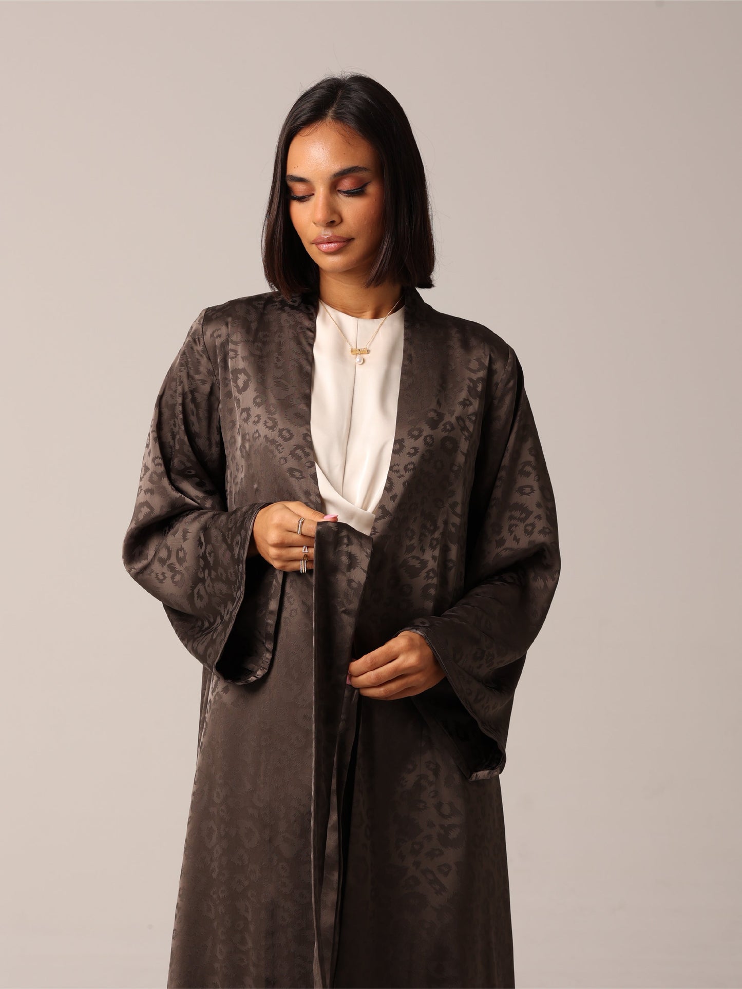 Atheer Abaya — Brown