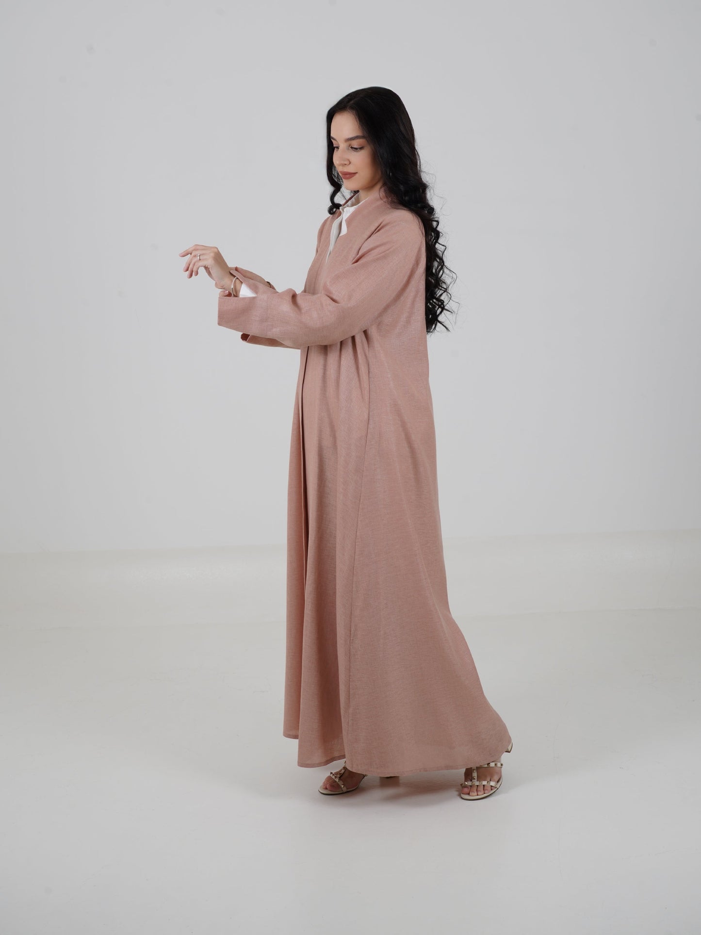 The Balsam Abaya — Baby Pink
