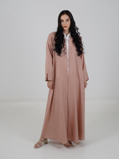 The Balsam Abaya — Baby Pink