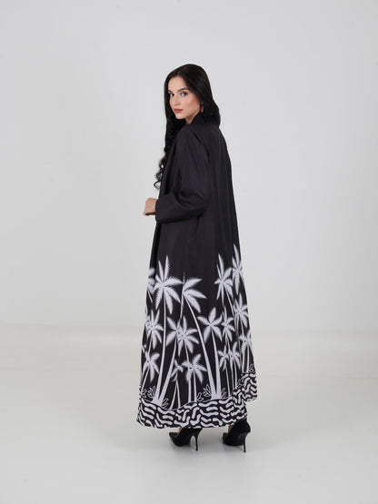 The Palm Abaya — Black